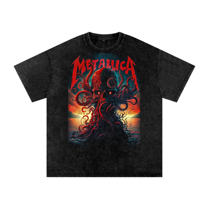 Metallica Acid Wash Oversize T-Shirt