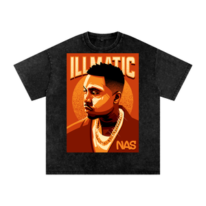 Nas Acid Wash Oversize T-Shirt