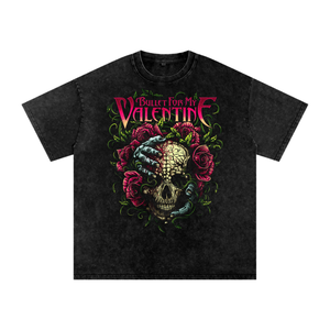 Bullet for my Valentine Acid Wash Oversize T-Shirt