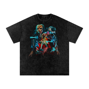 Megan Acid Wash Oversize T-Shirt