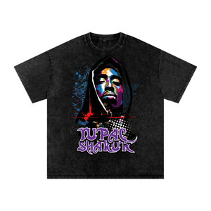 Tupac Shakur Acid Wash Oversize T-Shirt