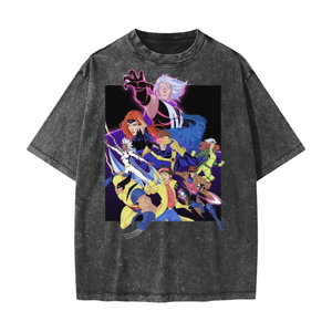 X-Men Vintage Waxed Dyed Washed T-Shirt -