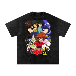 Ranma Acid Wash Oversize T-Shirt
