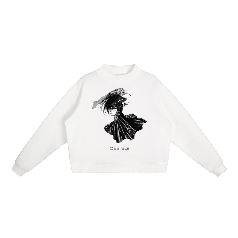 Osaragi Sakamoto Days Essential Fleece Mid-Neck Crew Sweatshirt