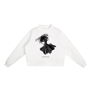 Osaragi Sakamoto Days Essential Fleece Mid-Neck Crew Sweatshirt