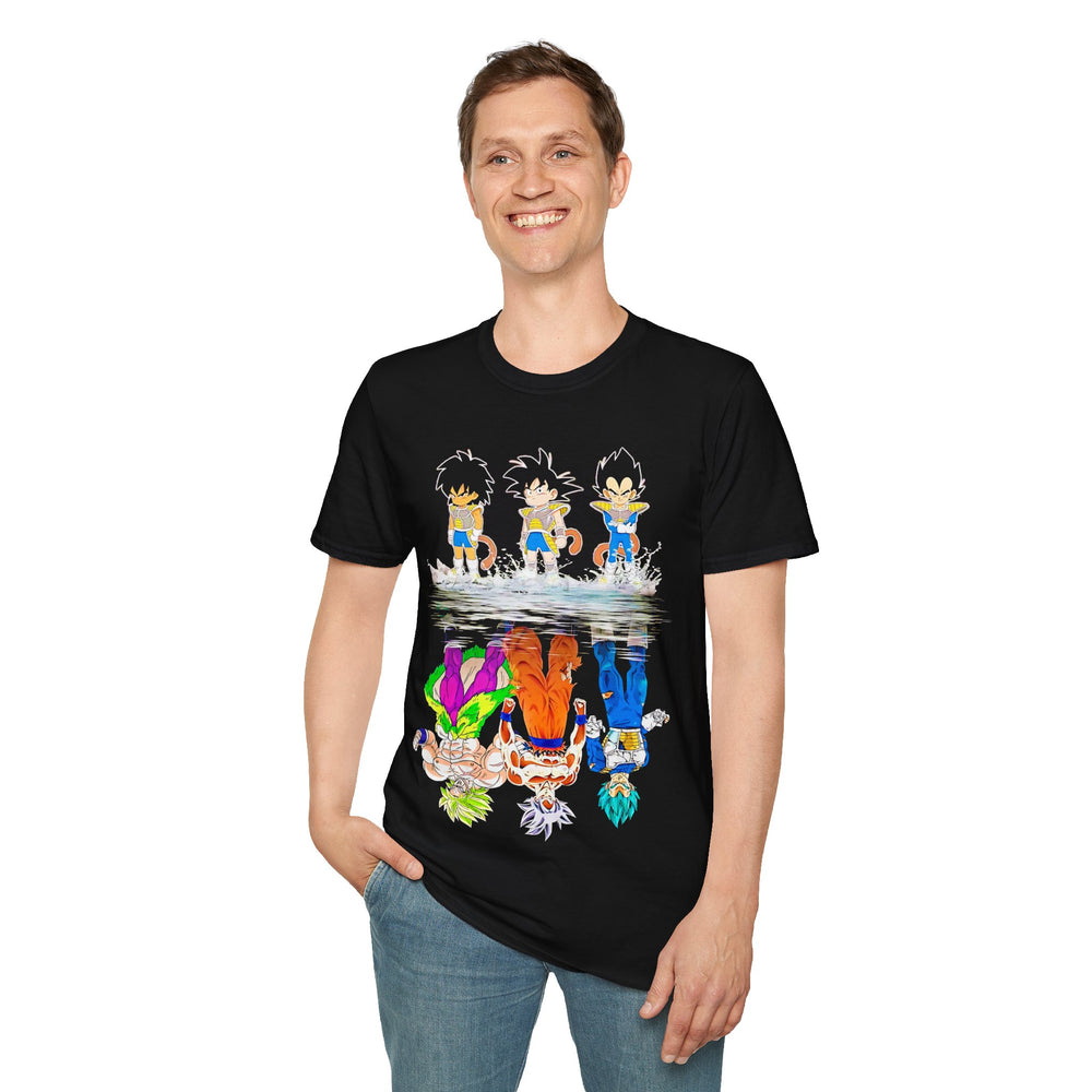 Goku Vegeta and Broly Unisex Softstyle T-Shirt - IGZ Clothing