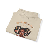 Black girl magic Unisex Heavy Blend™ Hooded Sweatshirt - IGZ Clothing