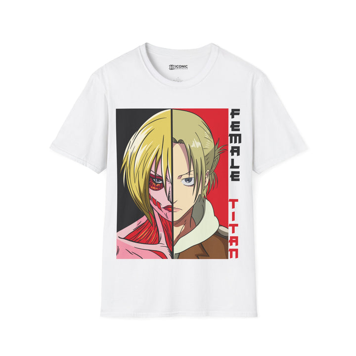 Annie Female titan Unisex Softstyle T-Shirt - IGZ Clothing