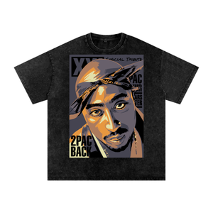 Tupac Shakur Acid Wash Oversize T-Shirt