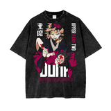 Doma Demon Slayer Oversize Snow Washed T-Shirt ODMPOD