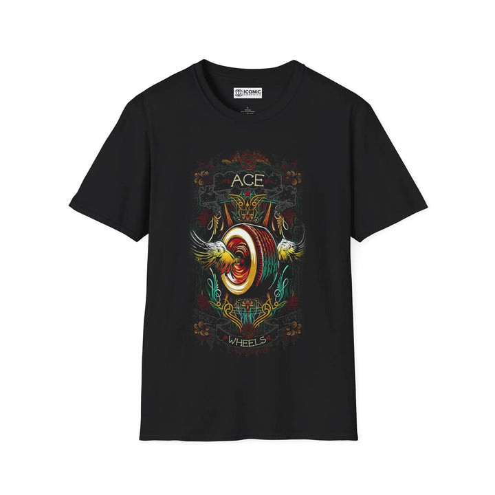 Ace Wheels T-Shirt Printify