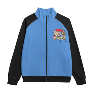 All-Over Print Unisex Stand Up Collar Jacket With Raglan Sleeve | 310GSM Cotton Yoycol