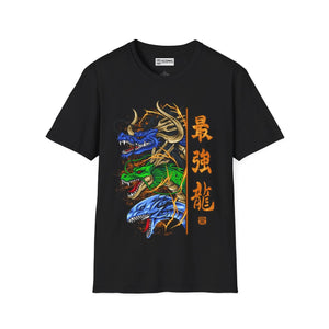 Anime Dragons T-Shirt Printify