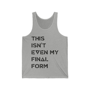 Anime fitness Unisex Jersey Tank Printify