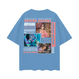 Ariana Grande Oversize Deep Drop Shoulder Tee ODMPOD