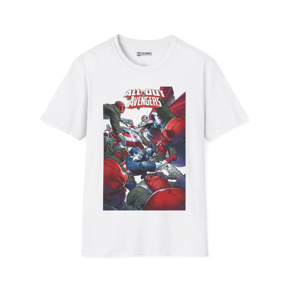 Avengers Captain America T-Shirt Printify