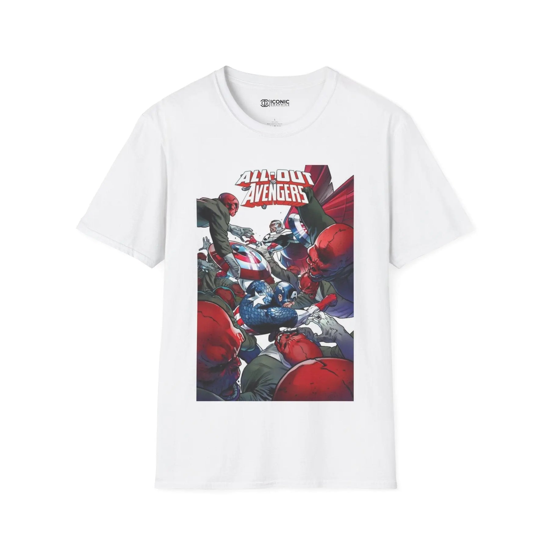 Avengers Captain America T-Shirt Printify