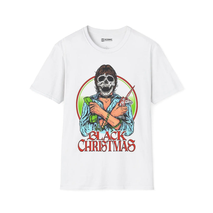 Black Christmas T-Shirt Printify