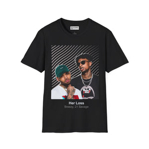 Breezy and 21 Savage T-Shirt - IGZ Clothing - Breezy and 21 Savage Unisex Softstyle T-Shirt Best Price 26 at IGZ Clothing