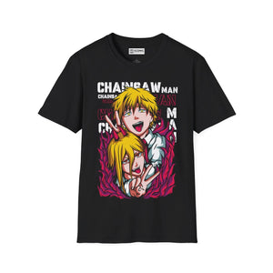 Denji and Power Chainsaw Man T-Shirt Printify
