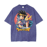 Dragon Quest Oversize Snow Washed T-Shirt ODMPOD