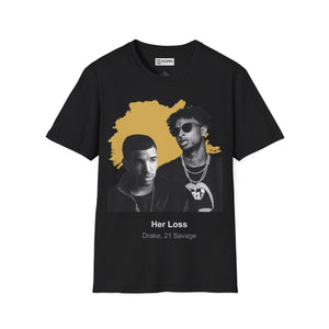 Drake and 21 Savage T-Shirt - IGZ Clothing - Drake and 21 Savage Unisex Softstyle T-Shirt Best Price 26 at IGZ Clothing