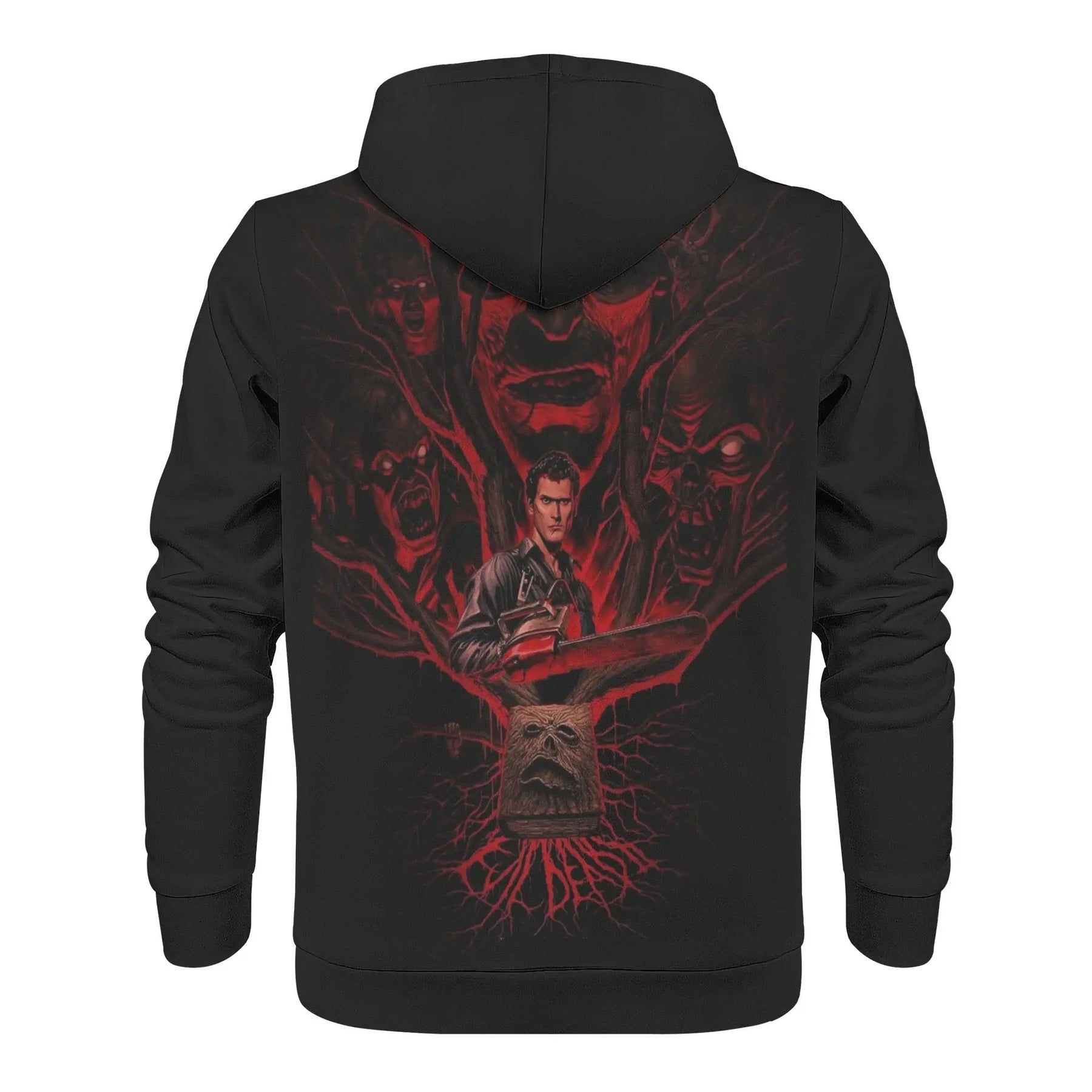 Evil Dead Mens All Over Print Warm Velvets Pair Of Hoodie IGZ Clothing