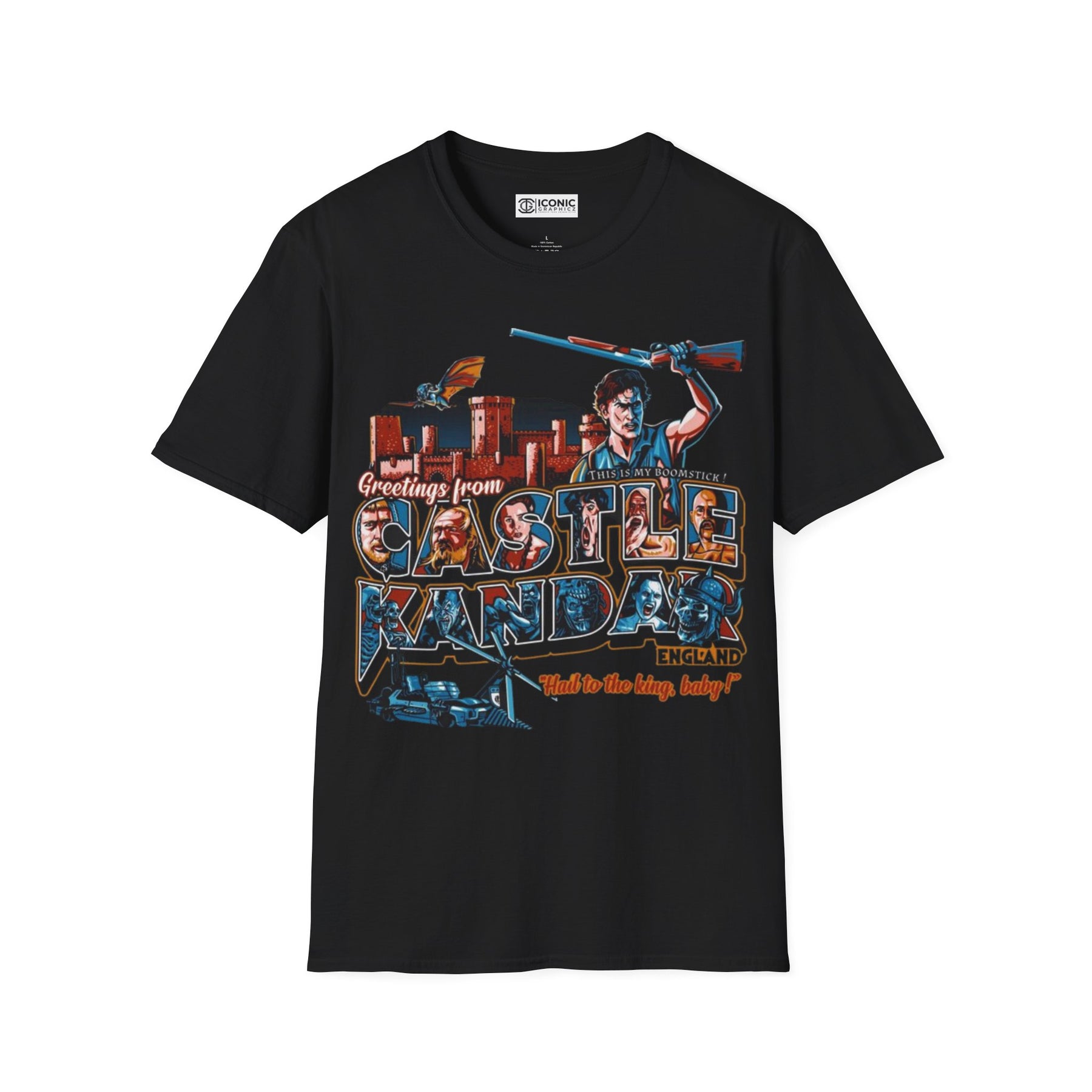 Evil Dead Army of Darkness T-Shirt - IGZ Clothing  - Evil Dead Army of Darkness Unisex Softstyle T-Shirt Best Price 26 at IGZ Clothing
