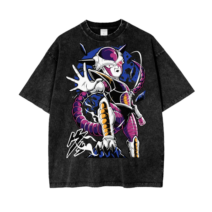 Frieza Dragonball Oversize Snow Washed T-Shirt ODMPOD