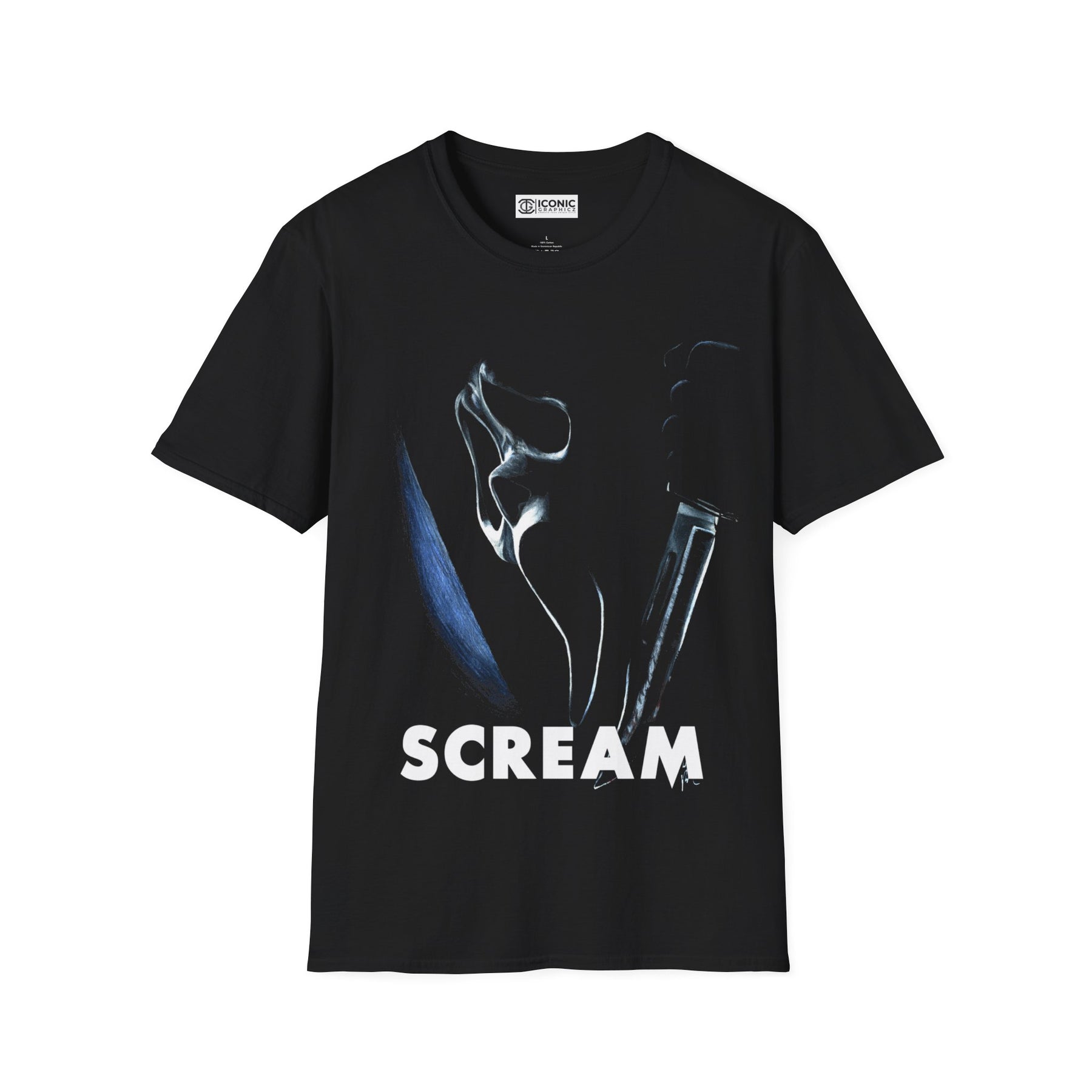 Ghostface T-Shirt - IGZ Clothing  - Ghostface Unisex Softstyle T-Shirt Best Price 26 at IGZ Clothing