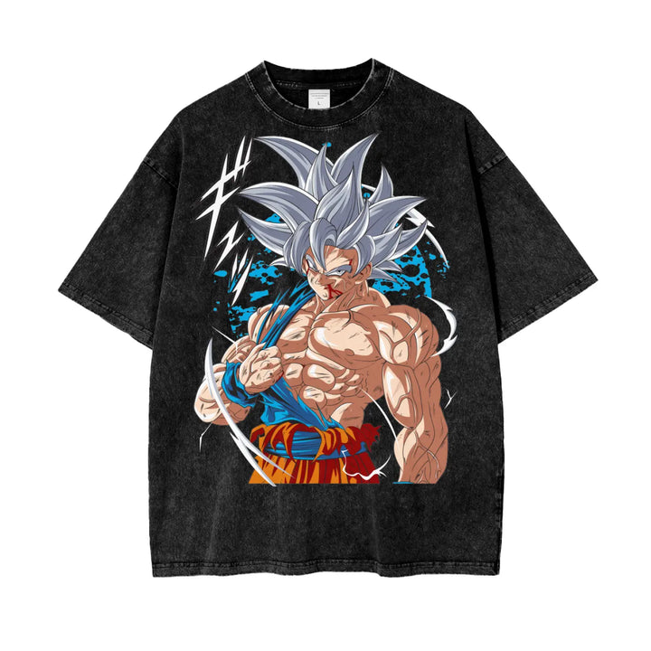 Goku Dragonball Super Oversize Snow Washed T-Shirt ODMPOD