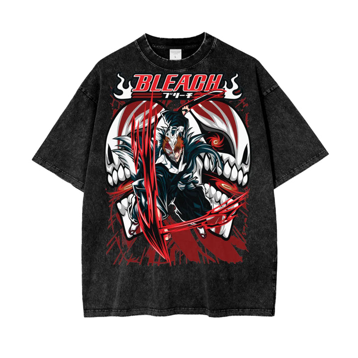 Ichigo Bleach Oversize Snow Washed T-Shirt ODMPOD