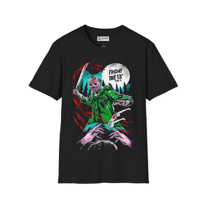 Jason Voorhees T-Shirt - Horror Movie Graphic Tee Printify
