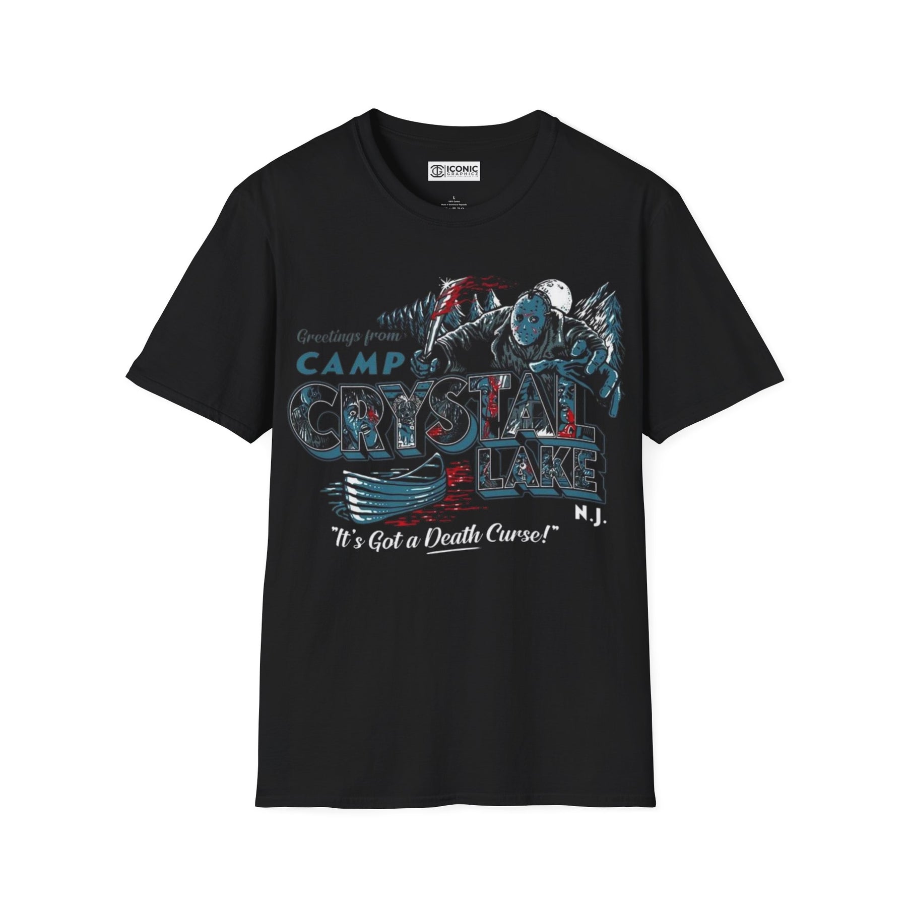 Jason Voorhees T-Shirt - IGZ Clothing  - Jason Unisex Softstyle T-Shirt Best Price 26 at IGZ Clothing