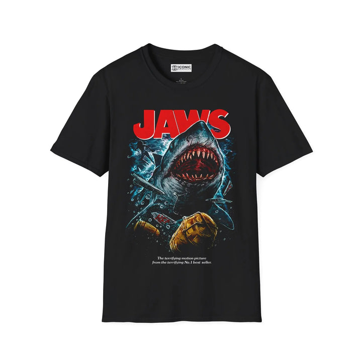 Jaws T-Shirt - Retro Shark Movie Graphic Tee Printify