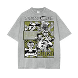 Jogo Jujitsu Kaisen Oversize Snow Washed T-Shirt ODMPOD
