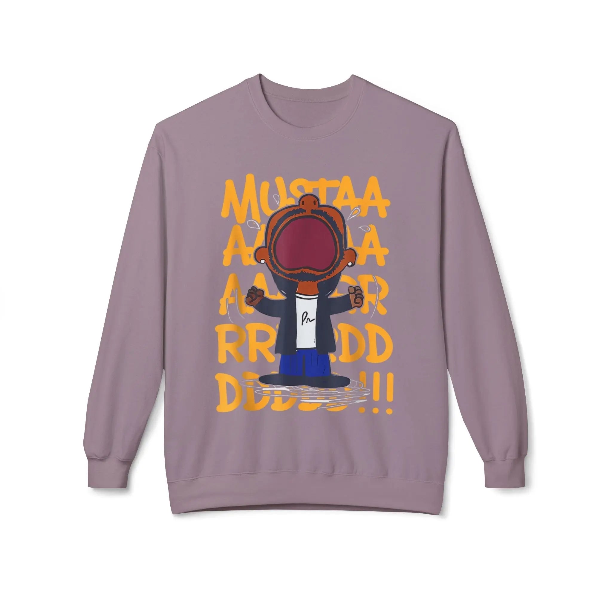 Kendrick Mustard Unisex Funny Graphic Crewneck Sweatshirt - 'Mustaa Aaarrrrddddd!!!' Printify