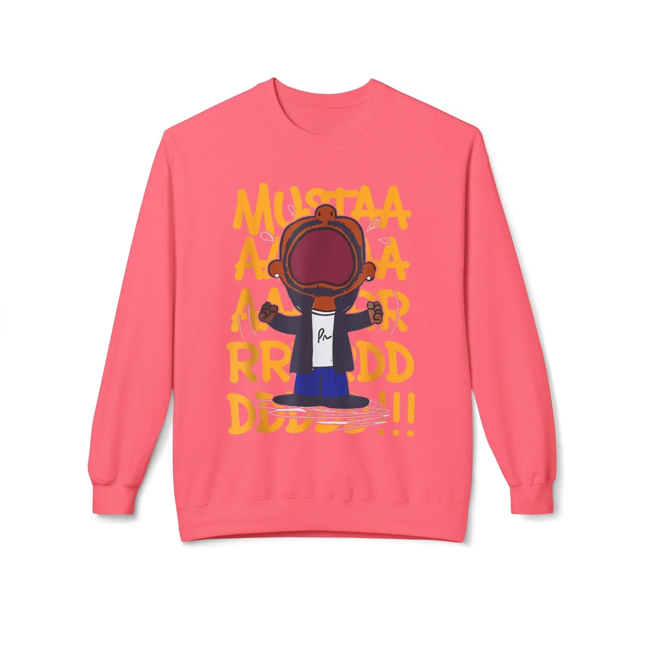 Kendrick Mustard Unisex Funny Graphic Crewneck Sweatshirt - 'Mustaa Aaarrrrddddd!!!' Printify