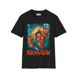 Kraven T-Shirt - IGZ Clothing - Kraven Unisex Softstyle T-Shirt Best Price 26 at IGZ Clothing