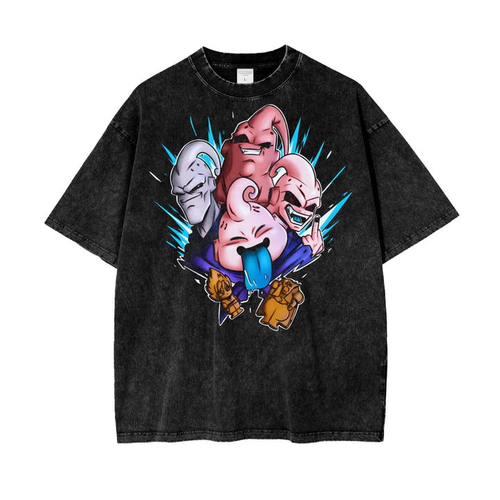 Majin Boo x Buus Dragonball Oversize Snow Washed T-Shirt ODMPOD