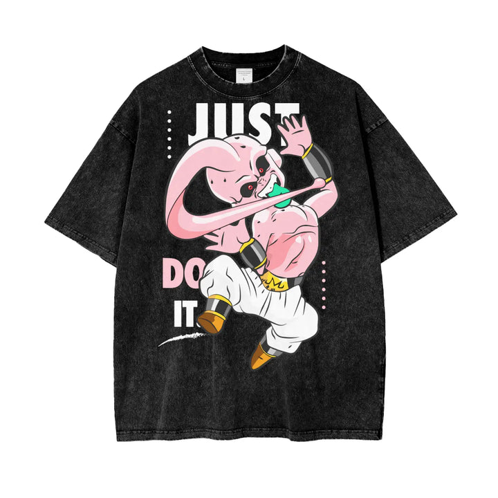 Majin Buu Dragonball Oversize Snow Washed T-Shirt ODMPOD