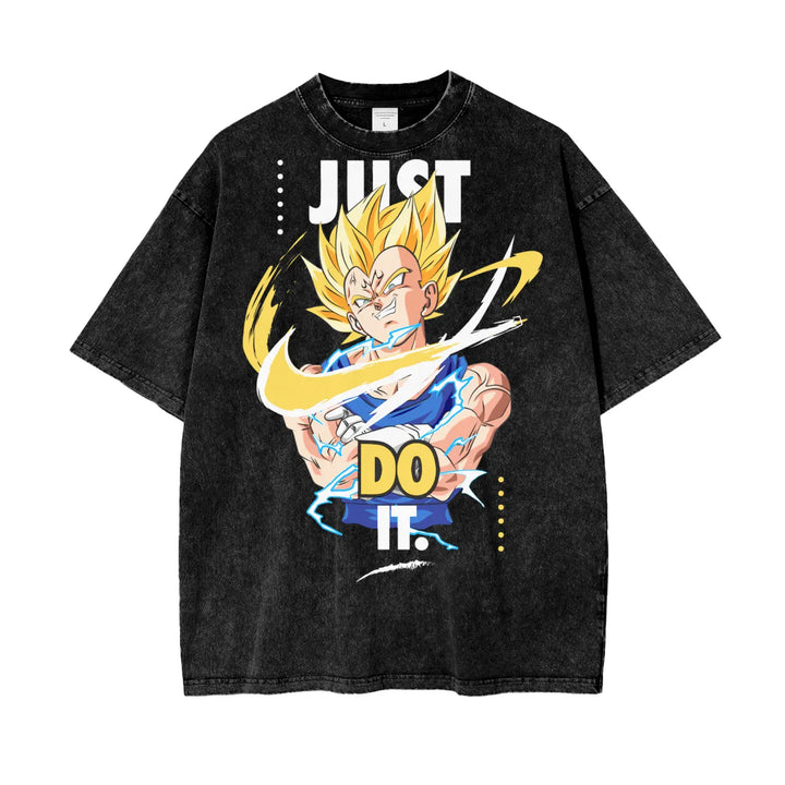 Majin Vegeta Dragonball Oversize Snow Washed T-Shirt ODMPOD