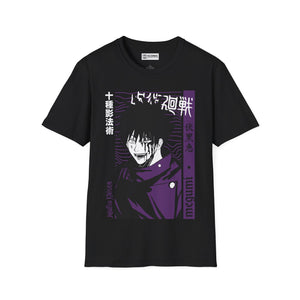 Megumi Jujitsu Kaisen T-Shirt - IGZ Clothing - Megumi Unisex Softstyle T-Shirt Best Price 26 at IGZ Clothing