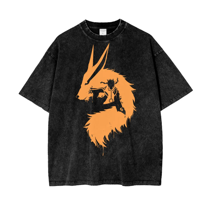 Naruto x Karama Oversize Snow Washed T-Shirt ODMPOD