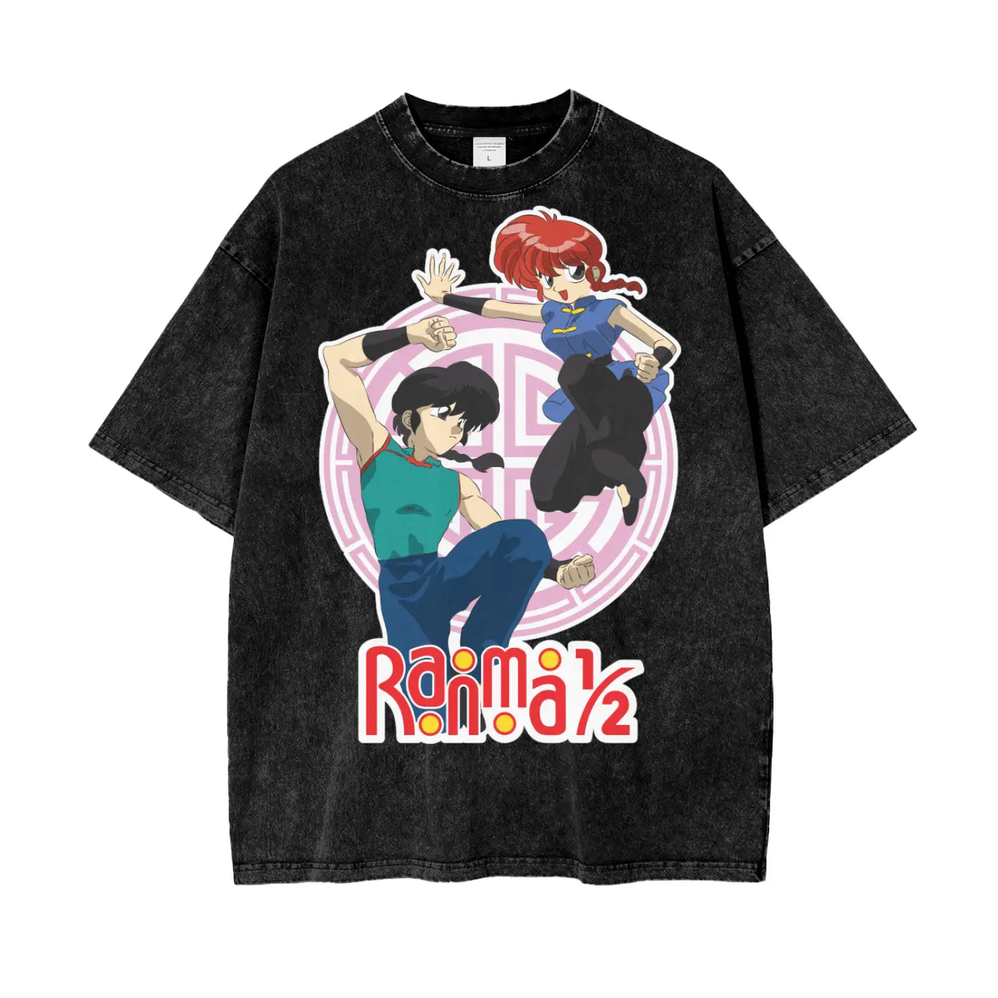 Ranma Oversize Snow Washed T-Shirt ODMPOD