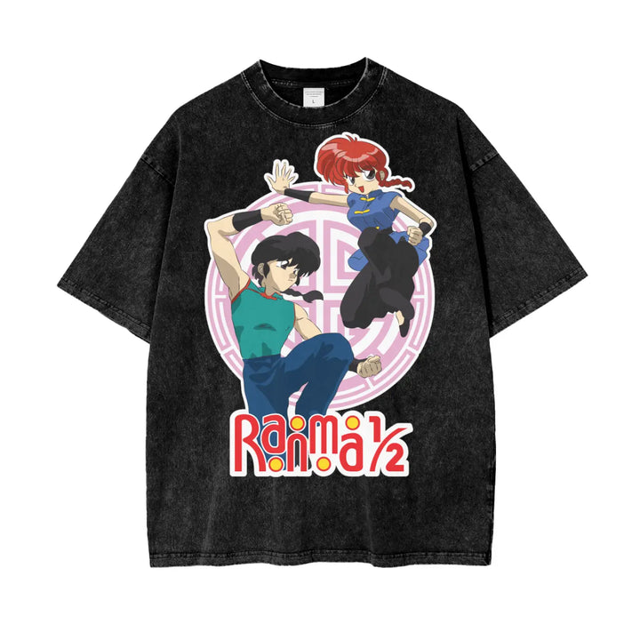 Ranma Oversize Snow Washed T-Shirt ODMPOD