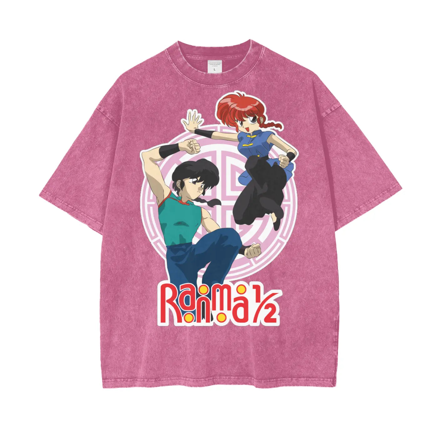 Ranma Oversize Snow Washed T-Shirt ODMPOD