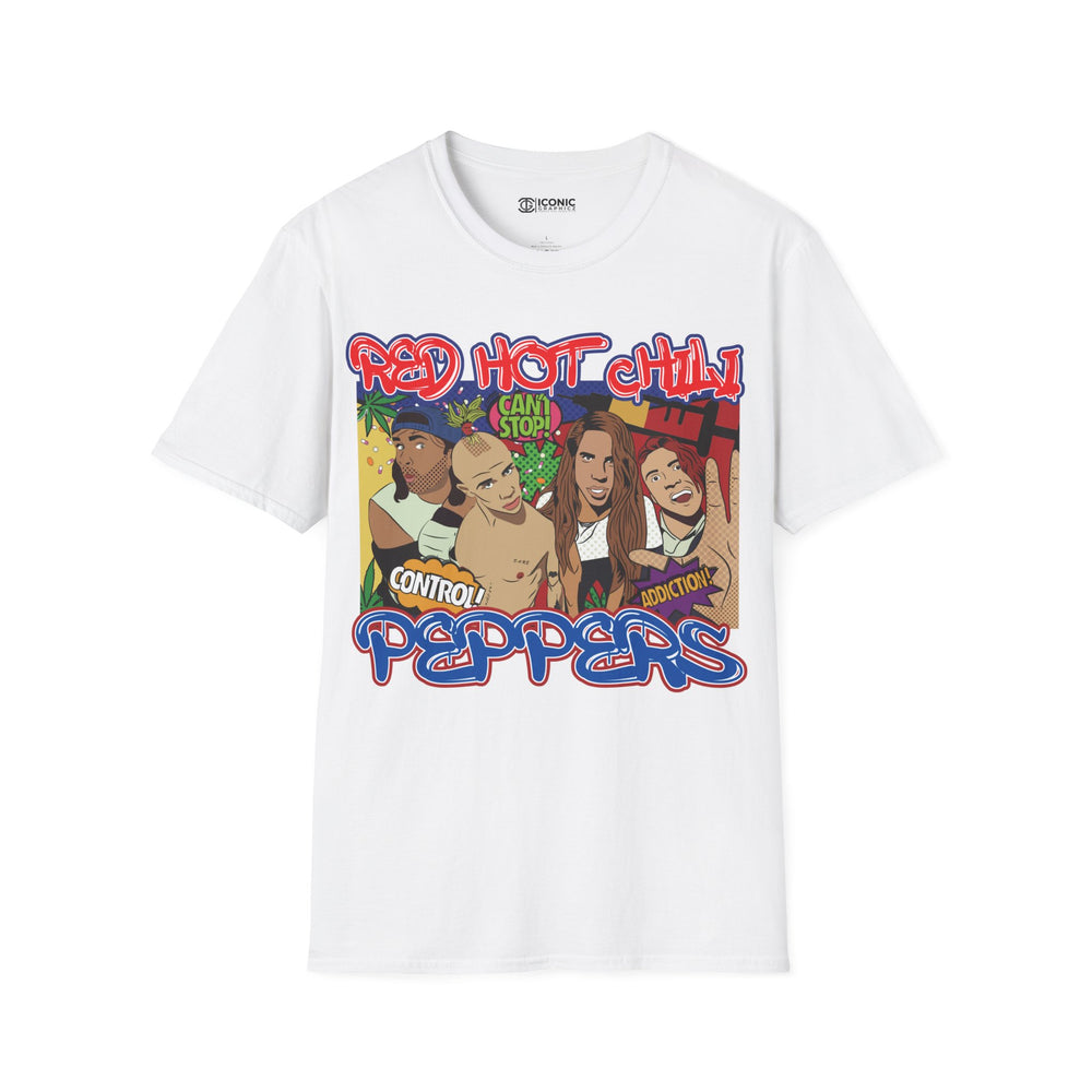 Red Hot Chili Peppers T-Shirt - IGZ Clothing  - Red Hot Chili Peppers Unisex Softstyle T-Shirt Best Price 26 at IGZ Clothing