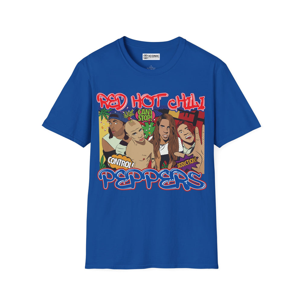 Red Hot Chili Peppers T-Shirt - IGZ Clothing  - Red Hot Chili Peppers Unisex Softstyle T-Shirt Best Price 26 at IGZ Clothing