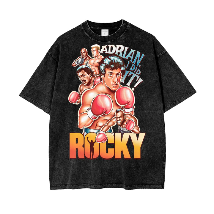 Rocky Oversize Snow Washed T-Shirt ODMPOD